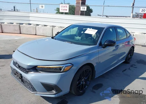 2024 Honda Civic Sport из США, поврежденный, VIN 2HGFE2F50RH511809